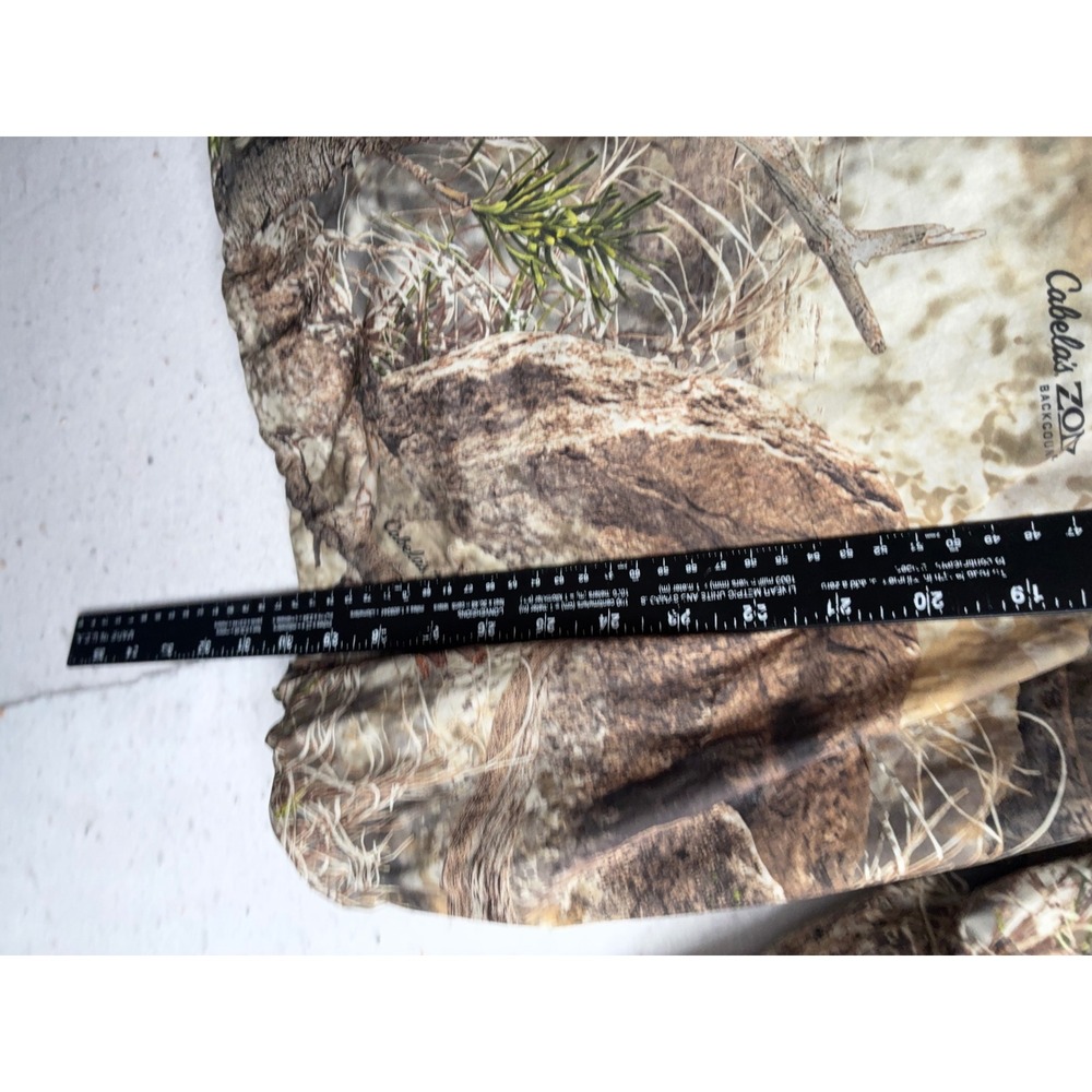 Cabelas Instinct Zonz Backcountry Camo Jacket Mens Large 4MOST DRY-PLUS M22JK175 - Picture 8 of 13